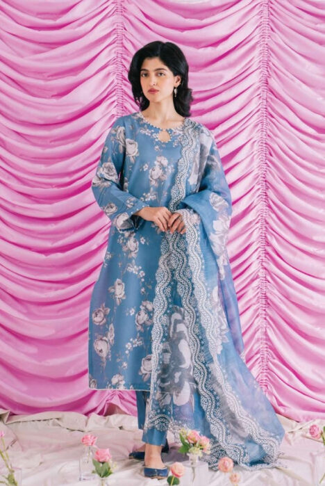 Rinesa By Ayzel 3 Piece Stitched Suit - POSY