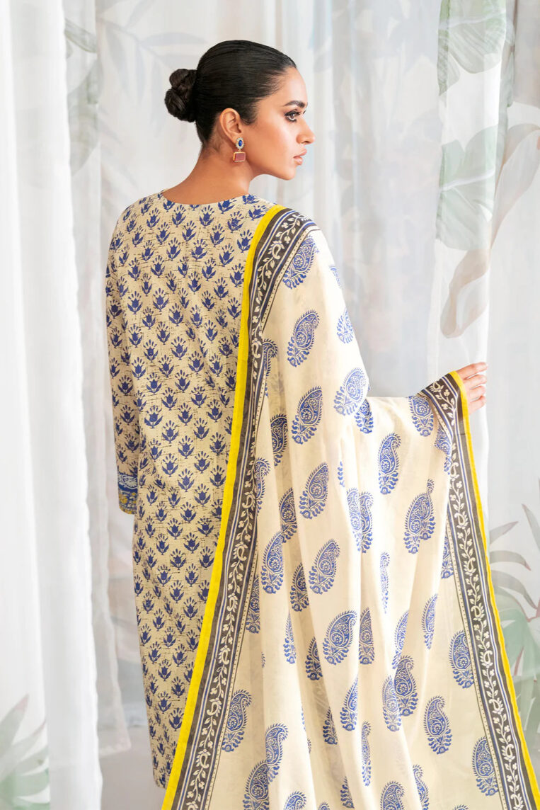 Sahar Print Edit 3 Piece Stitched Suit - 06 - Image 2