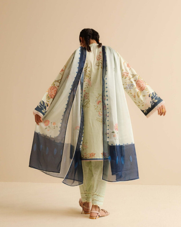 Coco Prints Drop Two By Zara Shahjahan 3 Piece Stitched Suit - 15 - Image 3