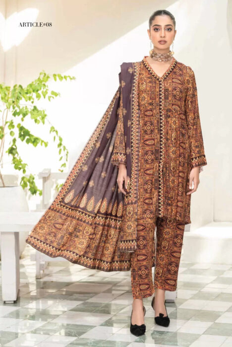 Sakina By Anarkali 3 Piece Stitched Suit – 03