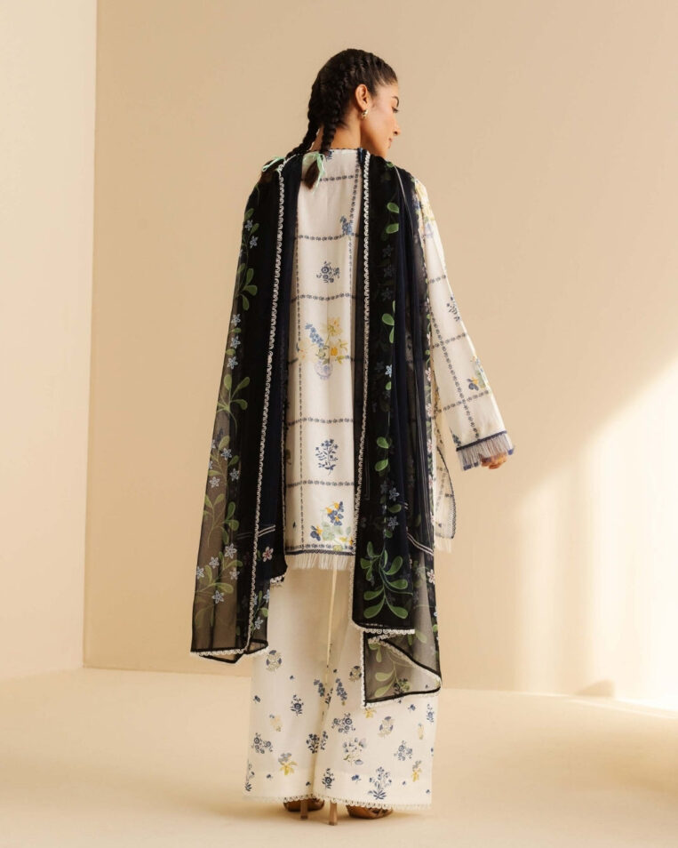 Coco Prints Drop Two By Zara Shahjahan 3 Piece Stitched Suit - 18 - Image 2