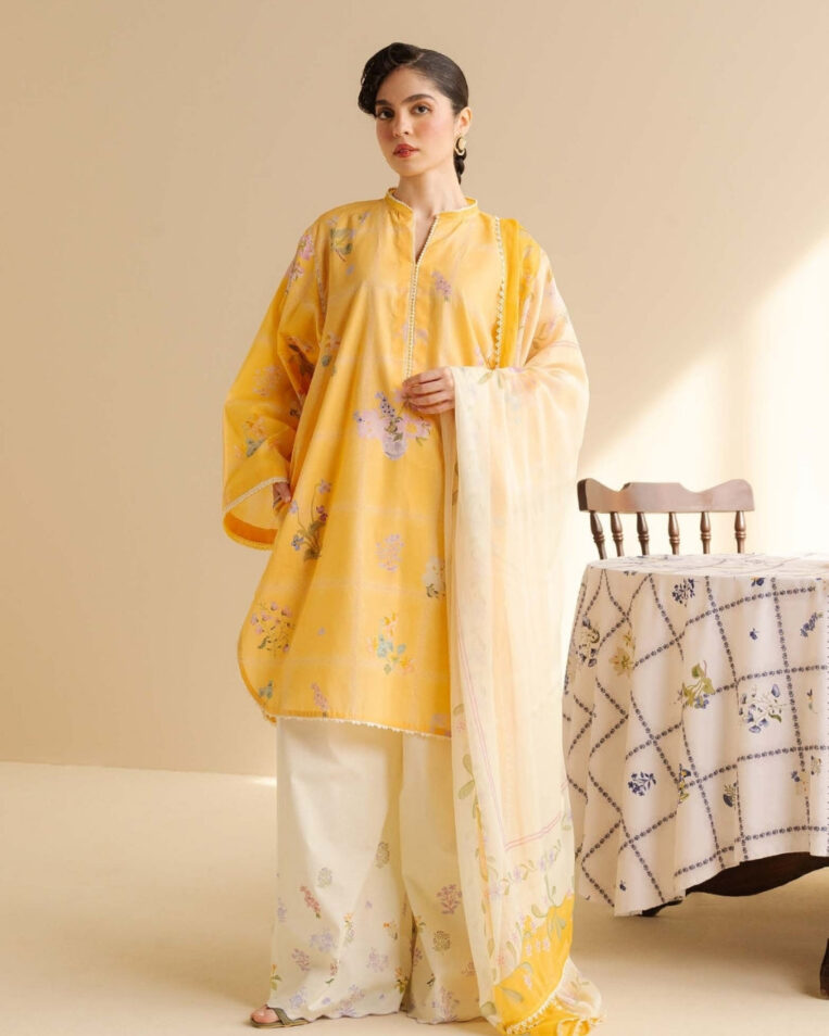 Coco Prints Drop Two By Zara Shahjahan 3 Piece Stitched Suit - 19
