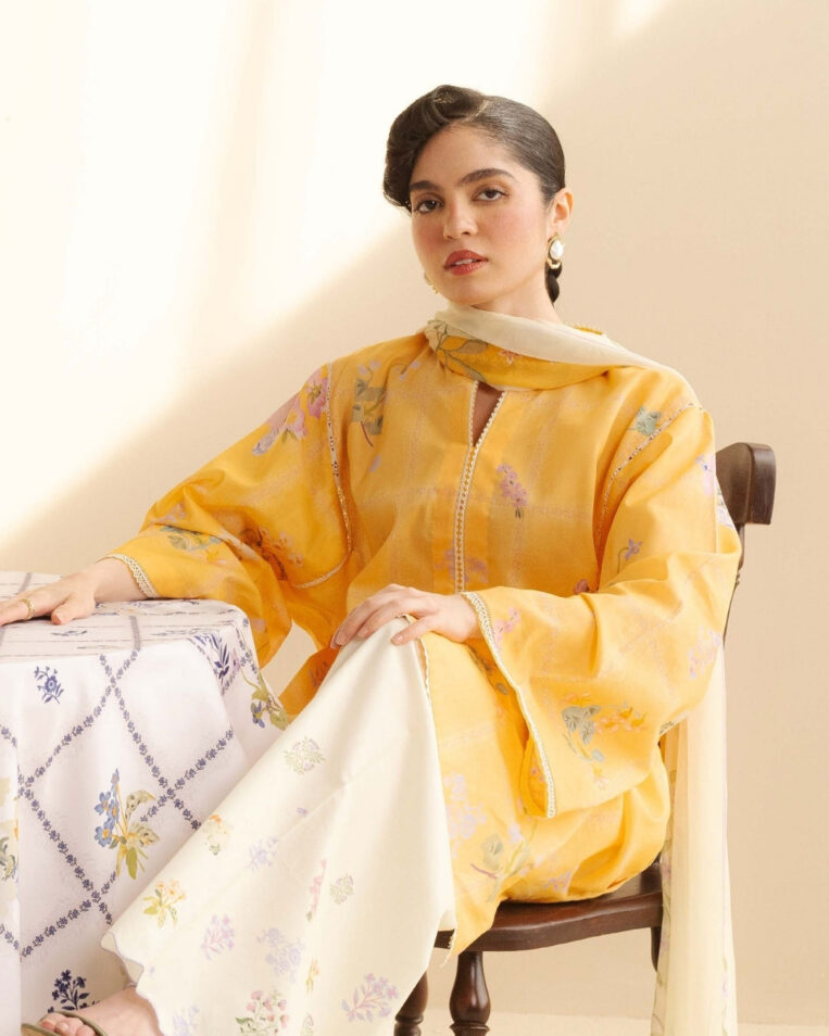 Coco Prints Drop Two By Zara Shahjahan 3 Piece Stitched Suit - 19 - Image 2