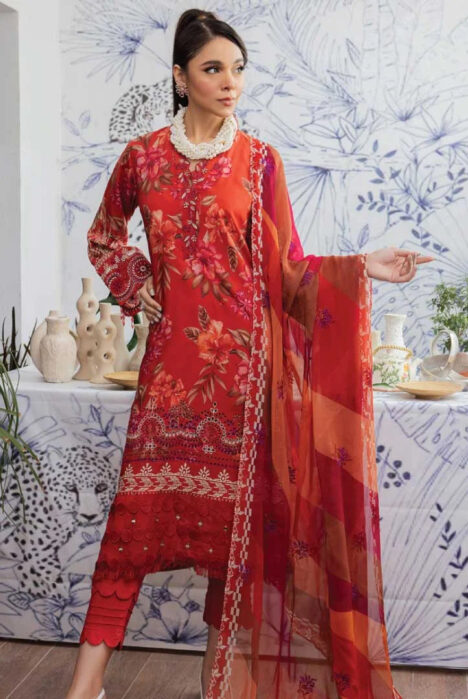 Nureh Gardenia 3Piece Stitched Suit – 05