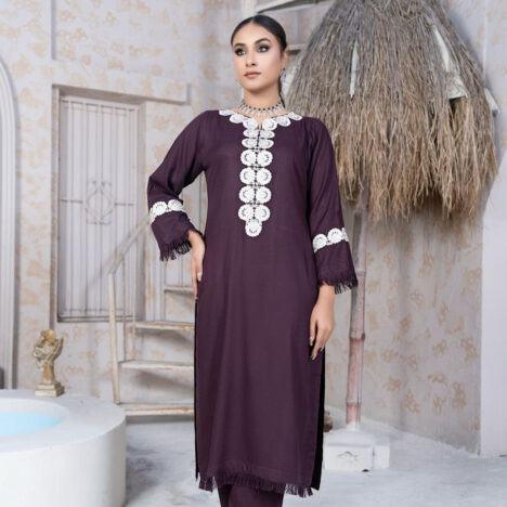 2 Piece Stitched Luxury Embroidered Suits Collection From Iqra By Anarkali - 02