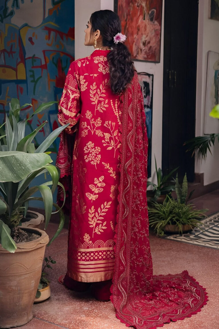 Nureh Maya Jacquard 3Piece Stitched Suit - 02 - Image 2