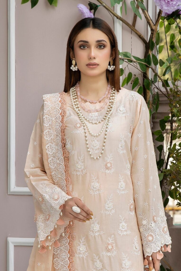 Adan Libas Chantelle 3 Piece Stitched Suit - Amelia - Image 2