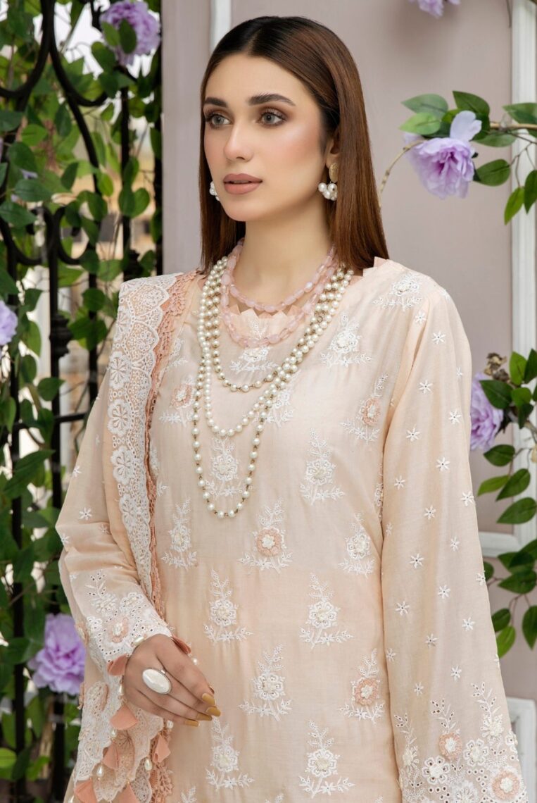 Adan Libas Chantelle 3 Piece Stitched Suit - Amelia - Image 3