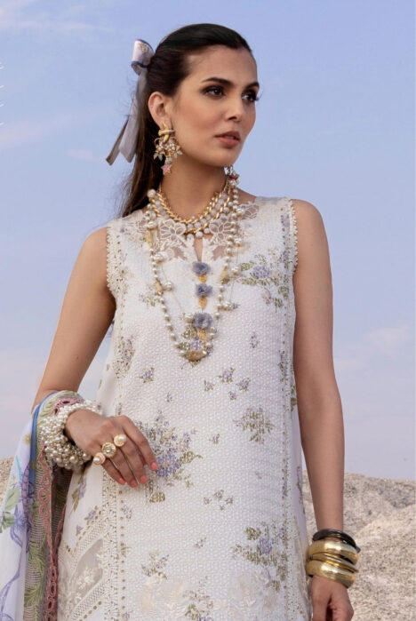 Saira Shakira 3 Piece Luxury Lawn Collection'25-CECIL-B