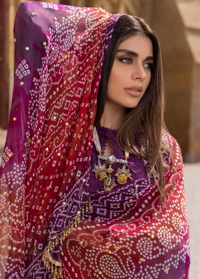 Nureh Bazaar 3 Piece Stitched Suit - 05 - Image 5