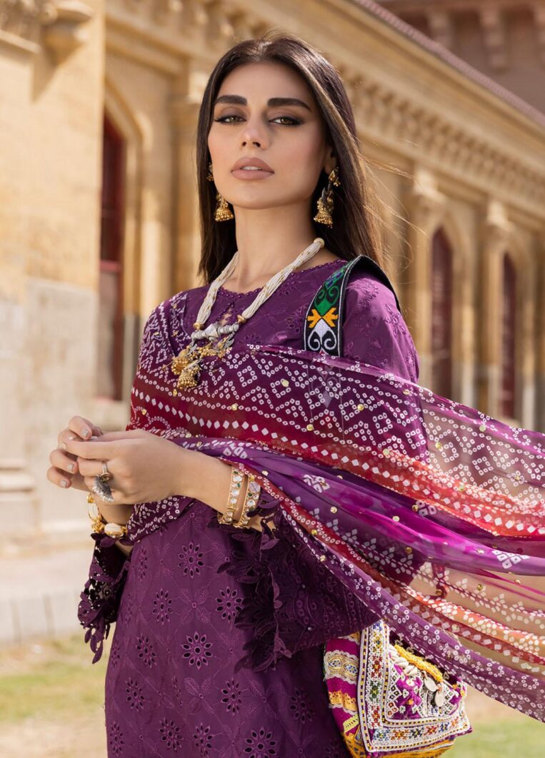 Nureh Bazaar 3 Piece Stitched Suit - 05 - Image 6