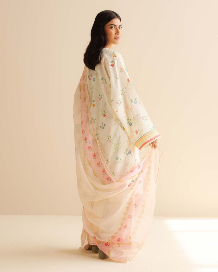 Coco Prints Drop Two By Zara Shahjahan 3 Piece Stitched Suit - 20 - Image 4