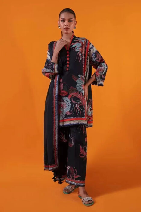 3 Piece Stitched Suit By Sana Safinaz Mahay - 10