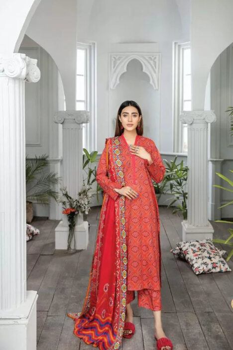 Johra Raiza 3 Piece Stitched Suit - 08