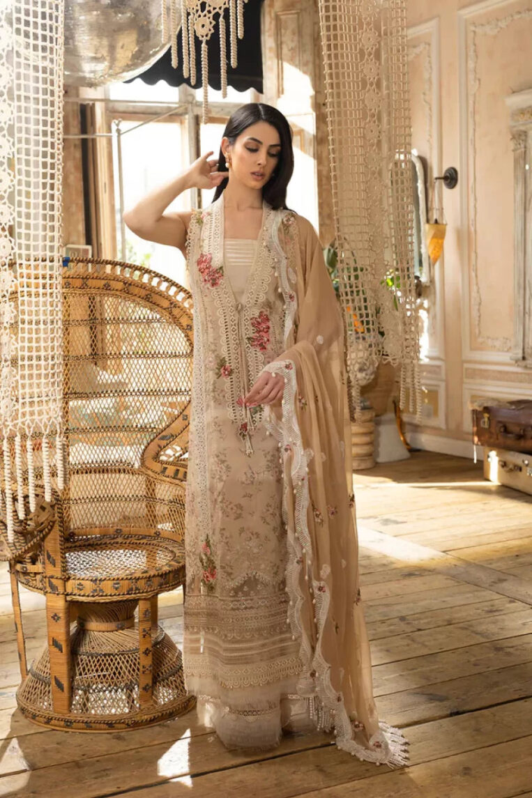 3 Piece Stitched Suit Luxury Lawn By Sobia Nazir - AN-00708 - Image 2