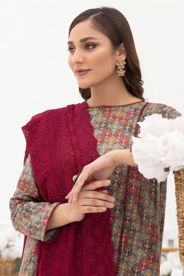Mahee's By Riaz Arts 3 Piece Stitched Suit - 05 - Image 2