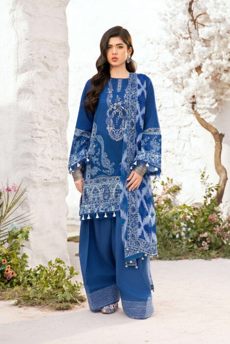 3 Piece Stitched Embroidered Suit From M.Basics By Maria.B Lawn Vol'1 Collection - 23