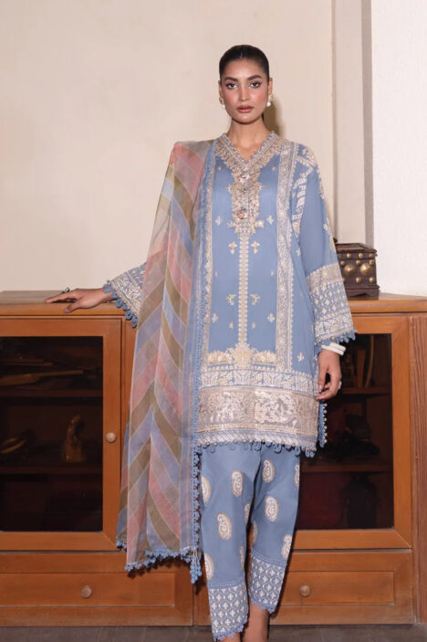 Muzlin By Sana Safinaz 3 Piece Stitched Suit - 18