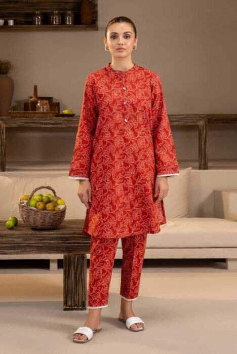 1 Pc Stitched Printed Khaddar Shirt By Limelight Winter Collection - 26