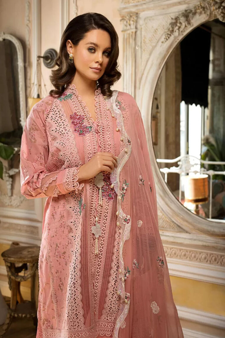 3 Piece Stitched Suit Luxury Lawn By Sobia Nazir - AN-00717 - Image 2
