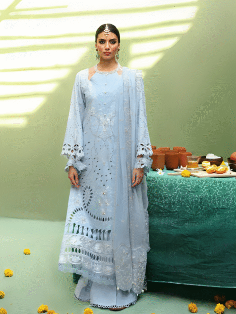 Nureh Mehmaan Nawazi 3 Piece Stitched Suit - 03