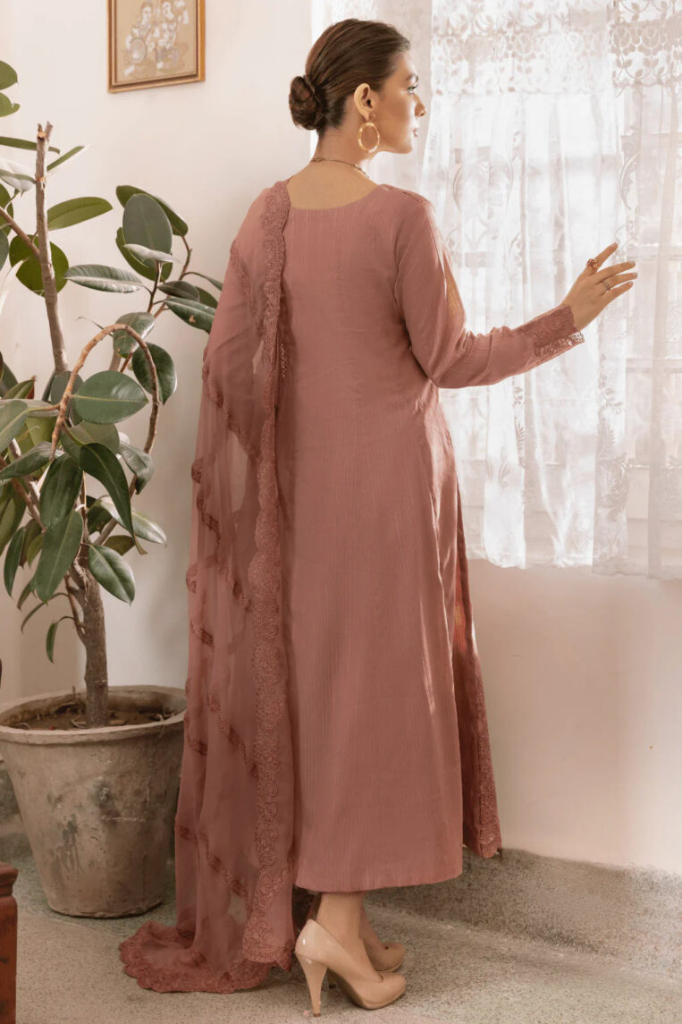 Dastaan By Iznik 3 Piece Stitched Suit - ADA - Image 2