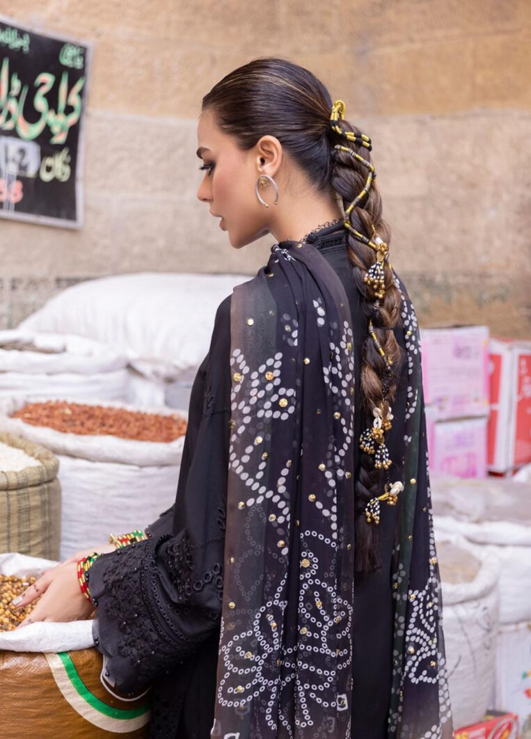 Nureh Bazaar 3 Piece Stitched Suit - 04 - Image 2