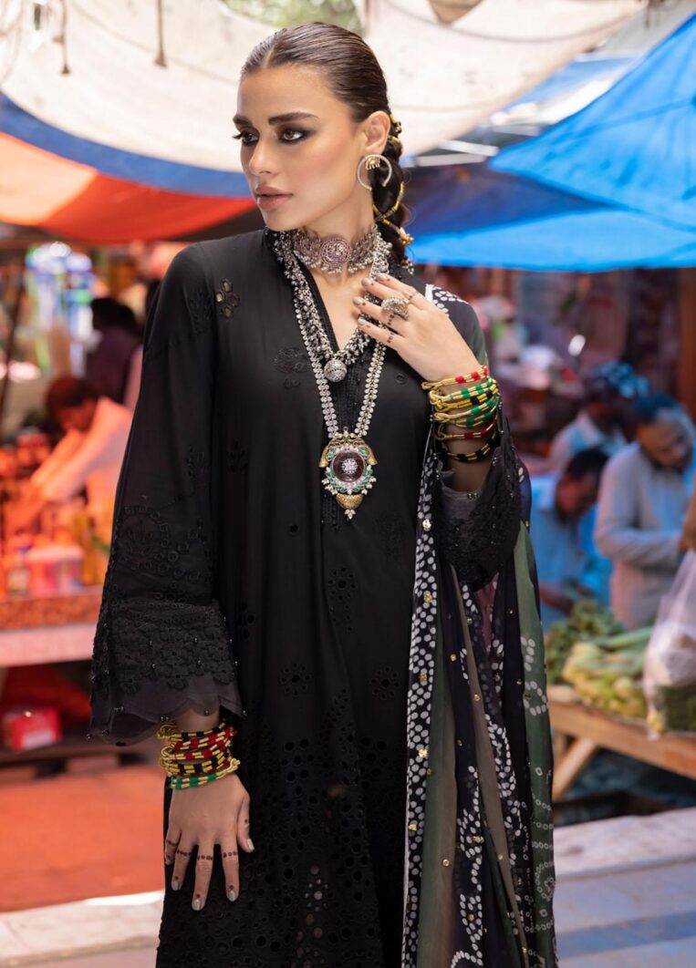 Nureh Bazaar 3 Piece Stitched Suit - 04 - Image 3