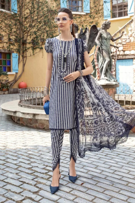 Maria.B M.Prints 3 Piece Stitched Suit - 05