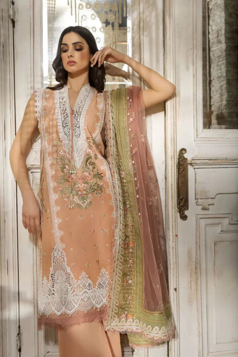 3 Piece Stitched Suit Luxury Lawn By Sobia Nazir - AN-00703