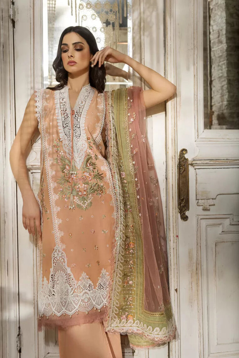 3 Piece Stitched Suit Luxury Lawn By Sobia Nazir - AN-00703
