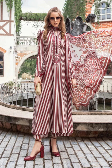 Maria.B M.Prints 3 Piece Stitched Suit - 04