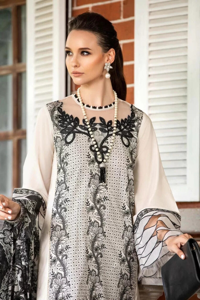 Maria.B M.Prints 3 Piece Stitched Suit - 03 - Image 2