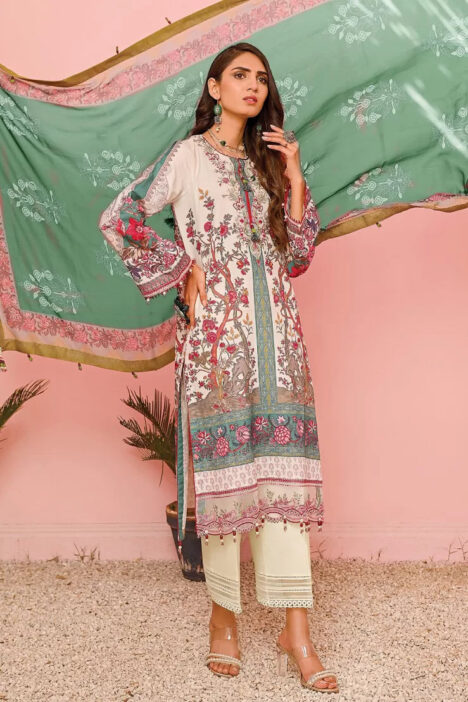 3Piece Stitched Suit By Viva Anaya - VINATA