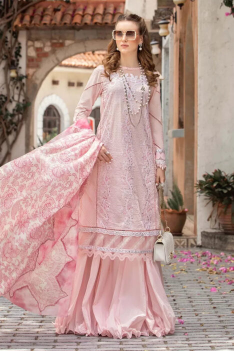 Maria.B M.Prints 3 Piece Stitched Suit - 02