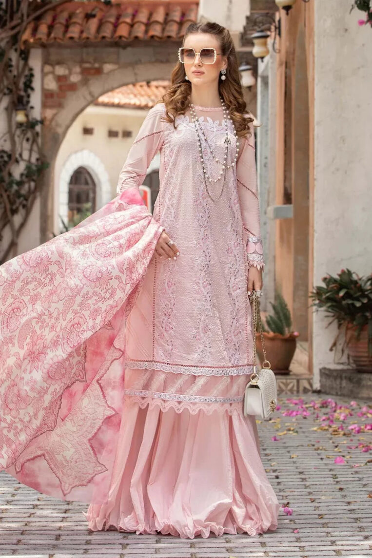 Maria.B M.Prints 3 Piece Stitched Suit - 02