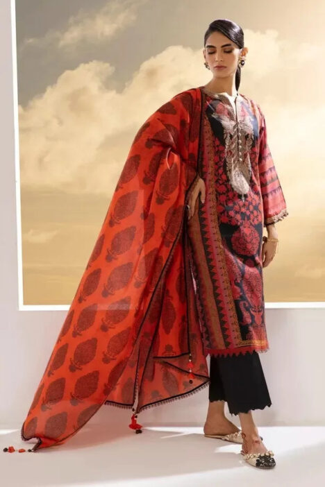 3 Piece Stitched Suit By Sana Safinaz Mahay - 02