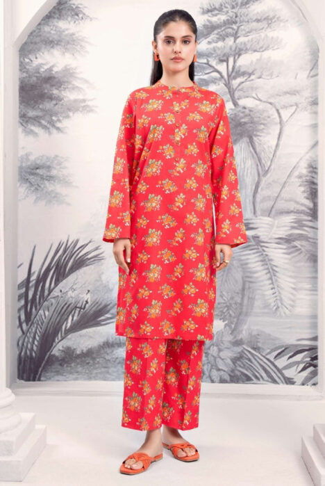 2 Pc Stitched Printed Khaddar Suit By Limelight Winter Collection - 40