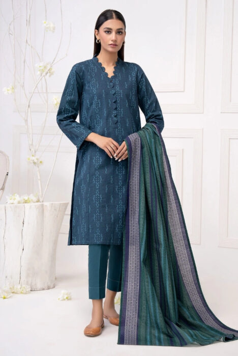 2 Pc Stitched Printed Khaddar Suit By Limelight Winter Collection - 41