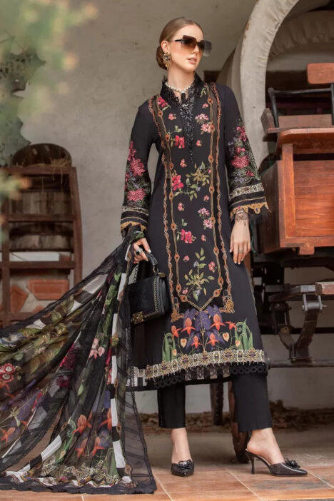 Maria.B M.Prints 3 Piece Stitched Suit - 01