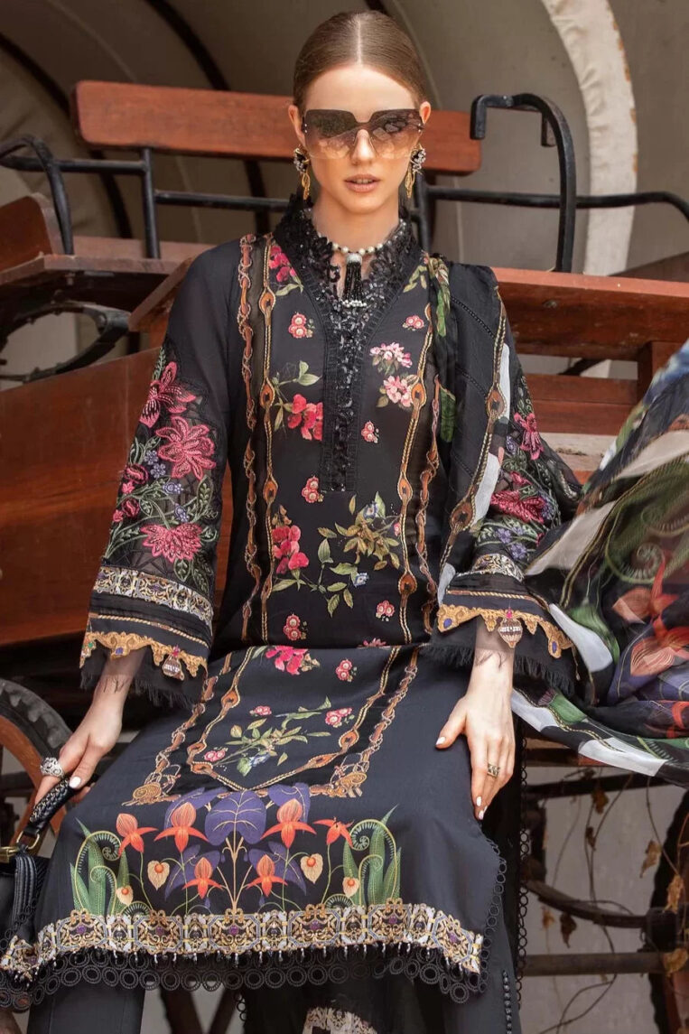 Maria.B M.Prints 3 Piece Stitched Suit - 01 - Image 2