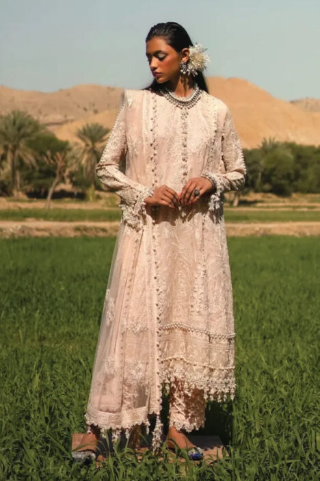 3 Piece Stitched Luxury Lawn Suit By Sana Safinaz - AN-00971