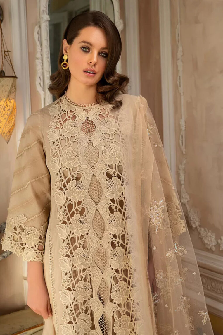 3 Piece Stitched Suit Luxury Lawn By Sobia Nazir - AN-00716 - Image 2
