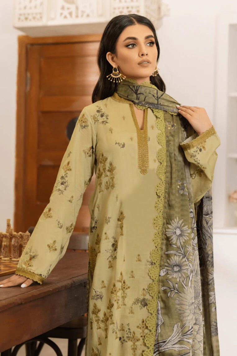 Dastaan By Iznik 3 Piece Stitched Suit - RAYA - Image 3