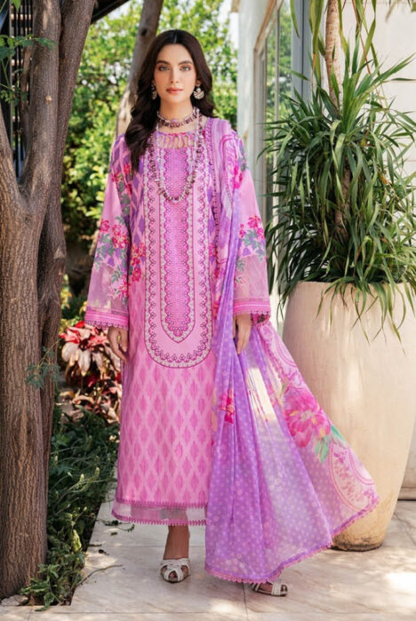 3 Piece Stitched Lawn Suits Collection By Charizma C-Prints | 05