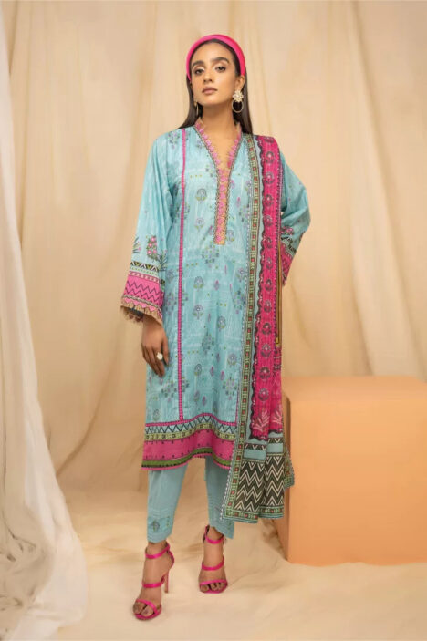 3 Piece Stitched Suit By LSM Komal Lakhany - AN-00760