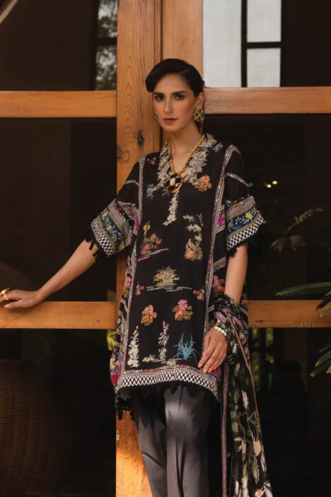 Muzlin By Sana Safinaz 3 Piece Stitched Suit - 24