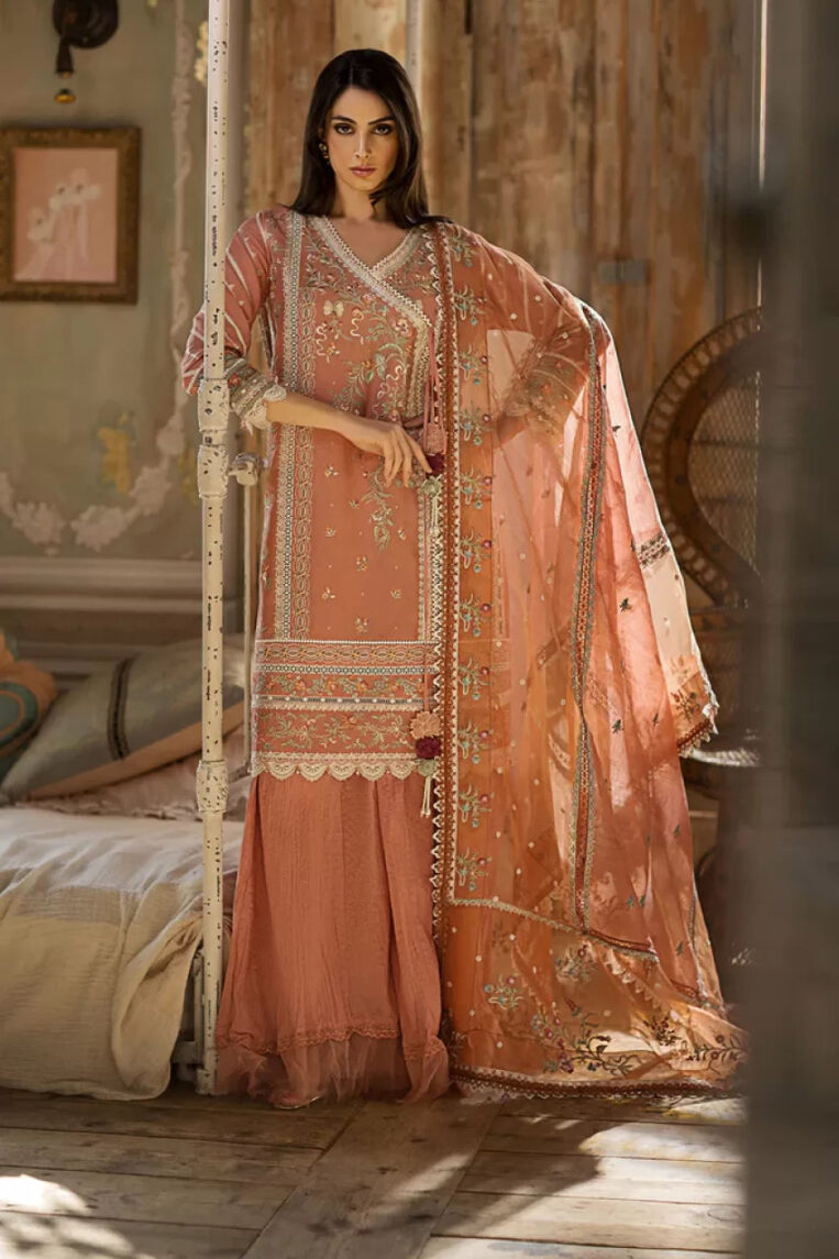 3 Piece Stitched Suit Luxury Lawn By Sobia Nazir - AN-00719 - Image 2