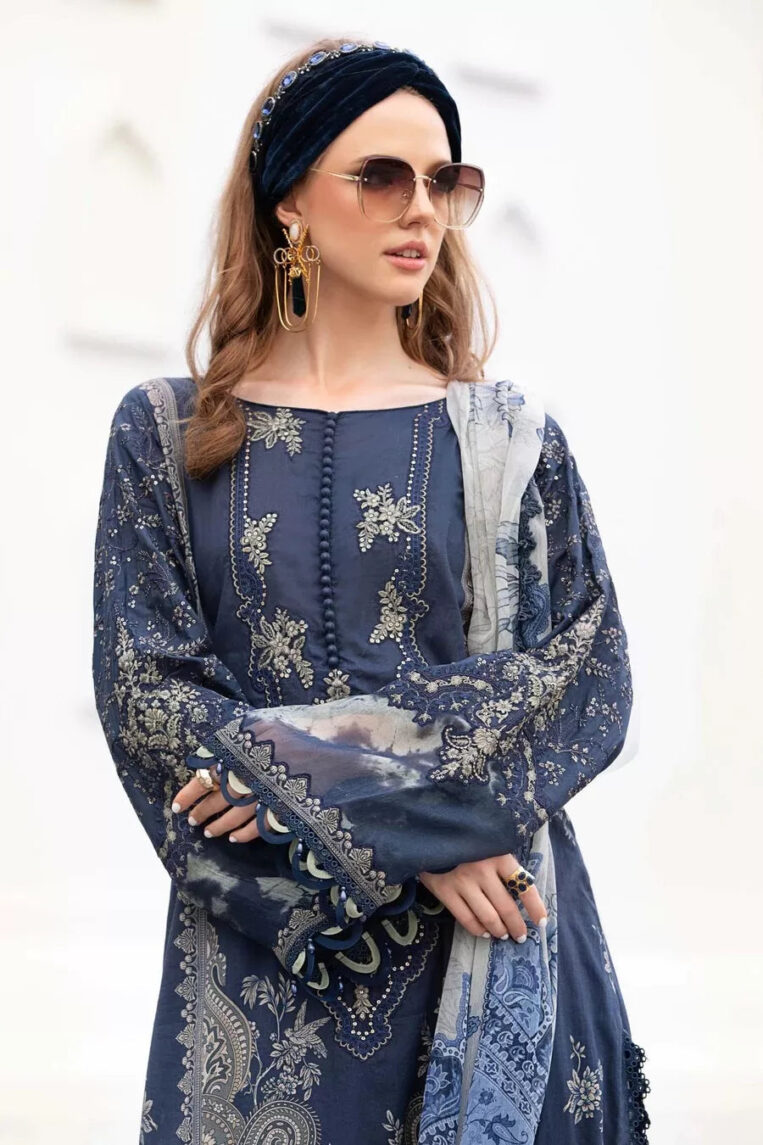 Maria.B M.Prints 3 Piece Stitched Suit - 16 - Image 3