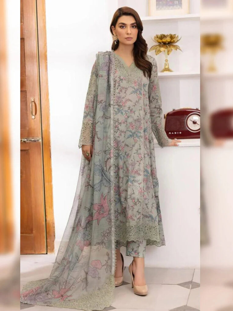 Dastaan By Iznik 3 Piece Stitched Suit - BADAR - Image 2